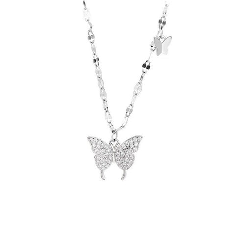 Butterfly necklace for women featuring a delicate, elegant design perfect for everyday wear or gifting.
