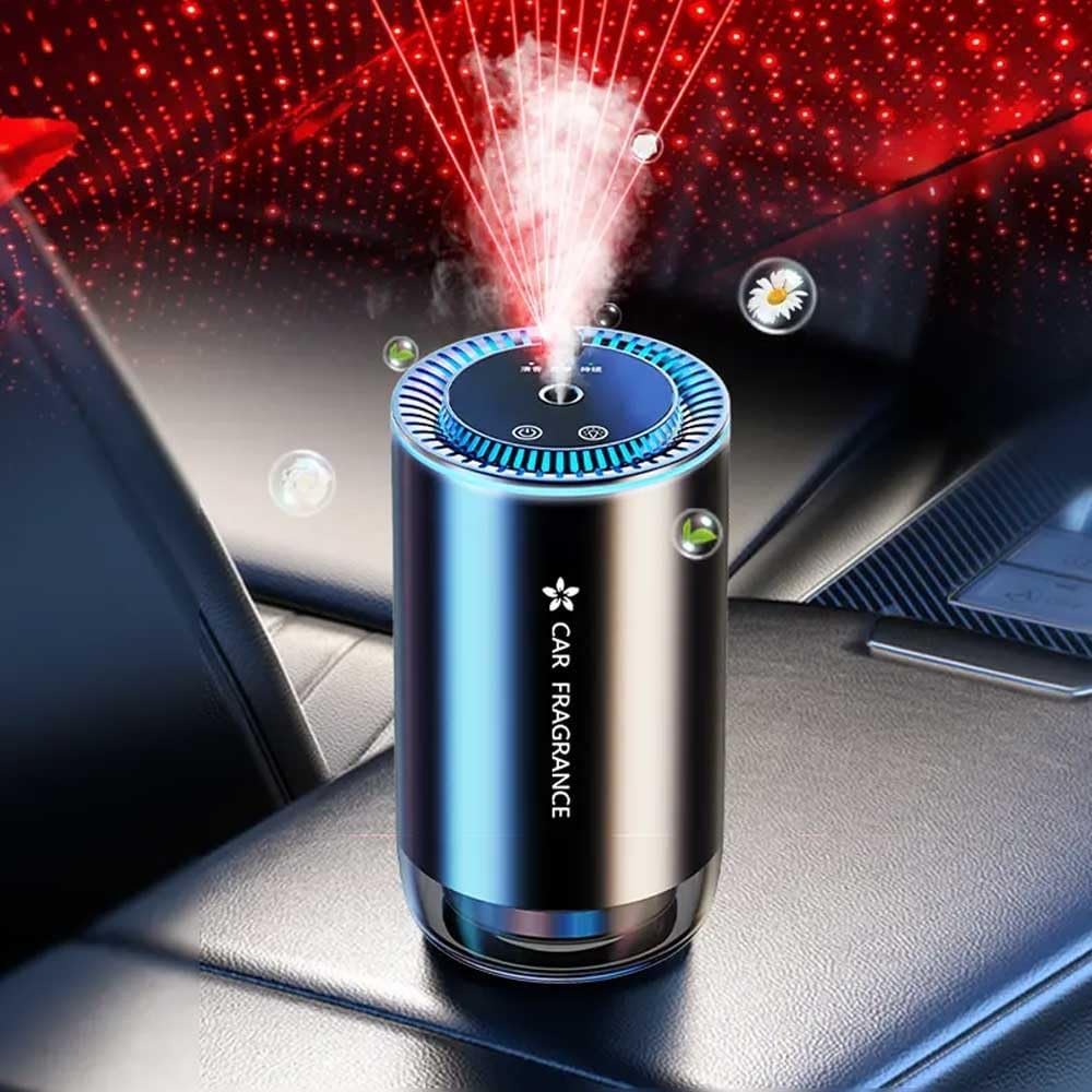 “LED Projection Car Aroma Diffuser & Mist Freshener”**
