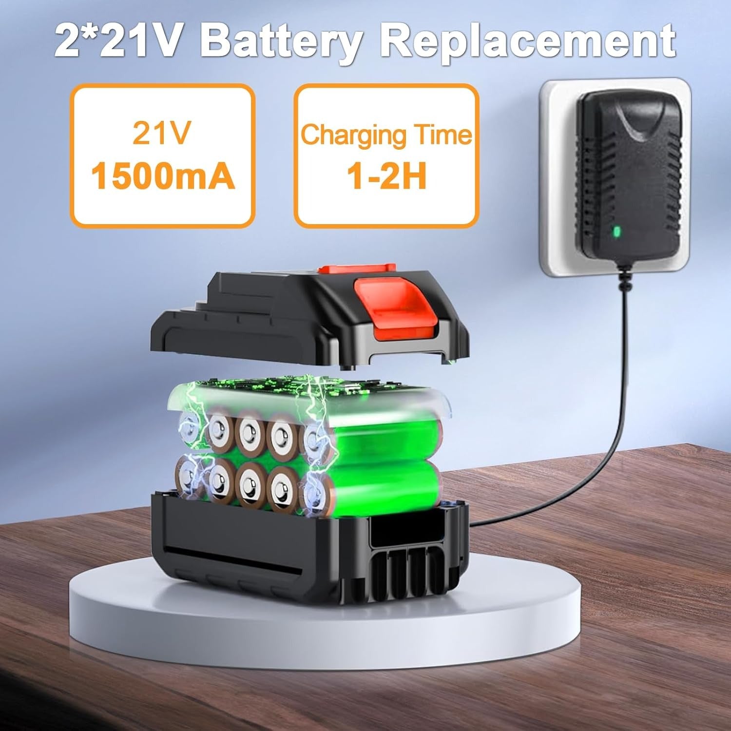 “Cordless Jet Blower with Charger and 2 Rechargeable Batteries for Easy Cleaning”
